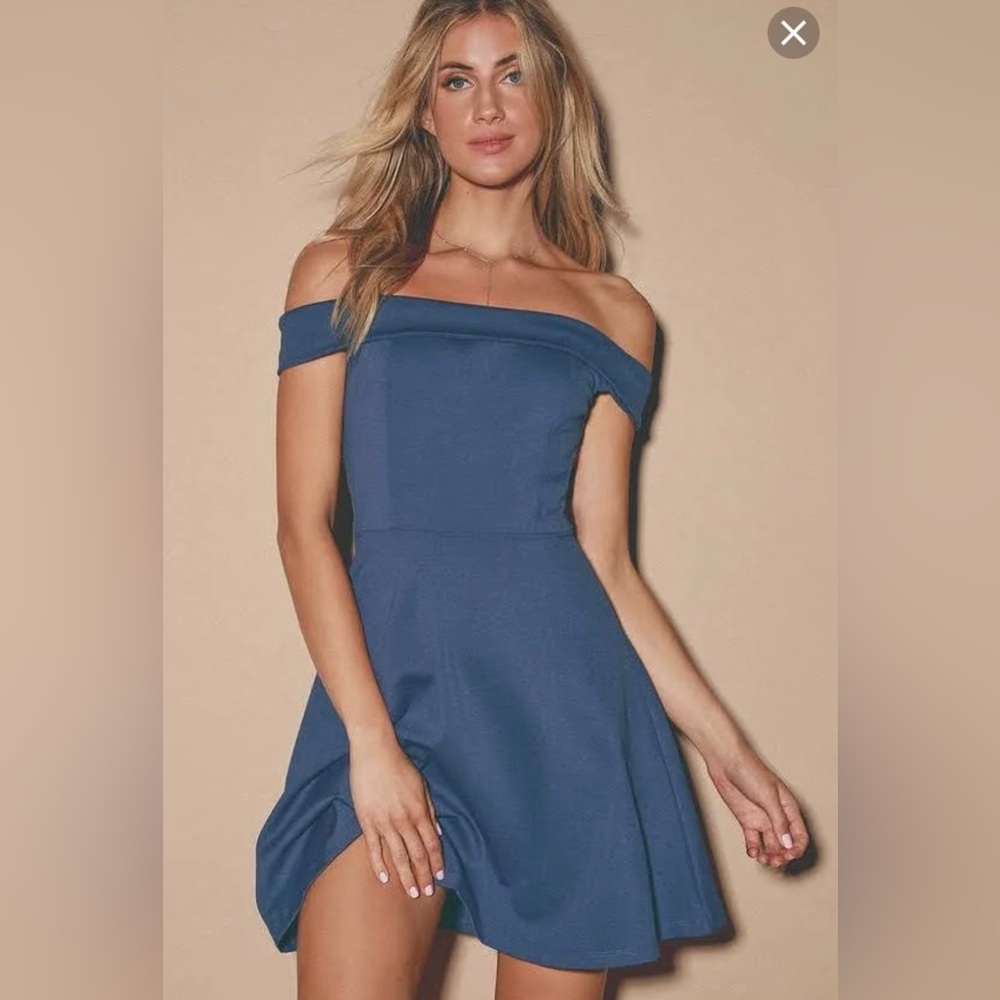 Lulu’s Off the Shoulder Dress